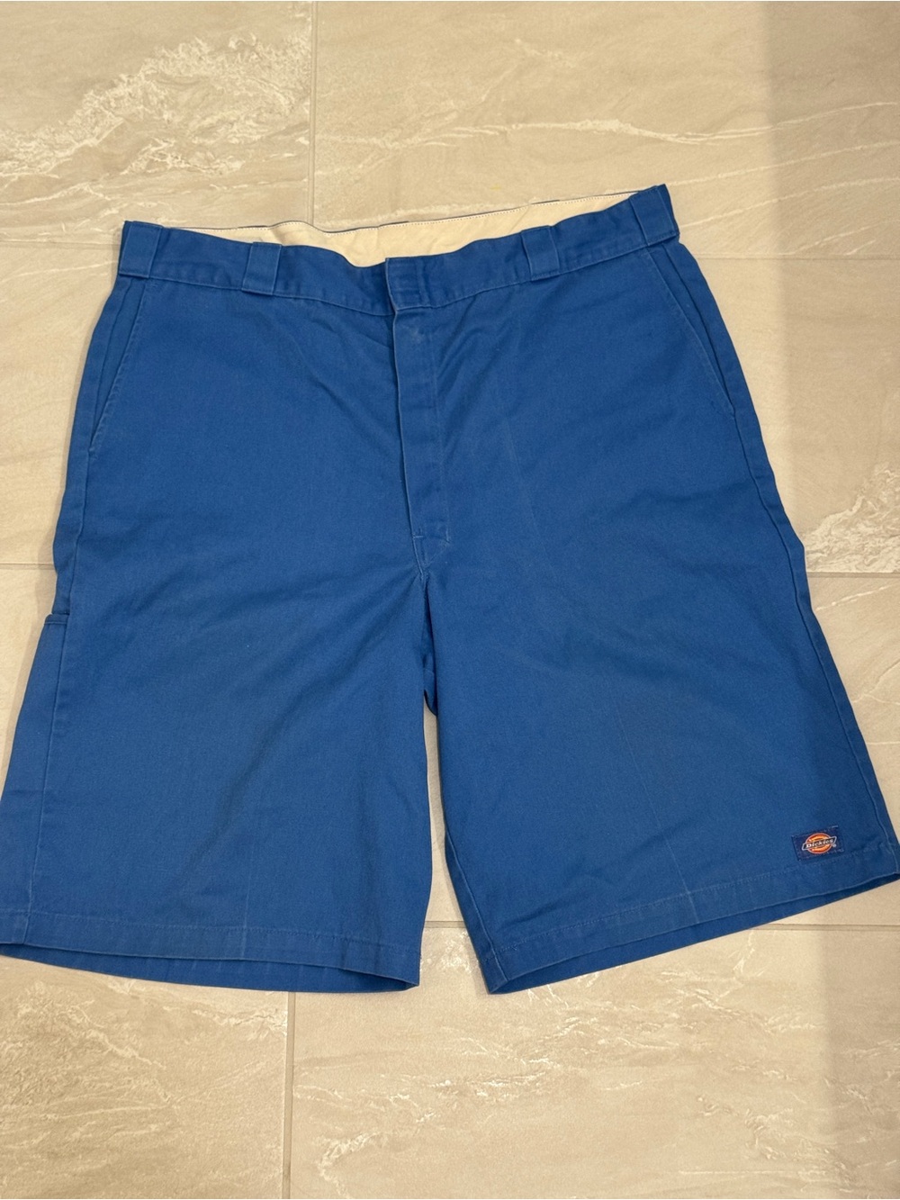 Dickies Men's Royal Blue Flat Front Work Shorts Indie Sleeze Skater